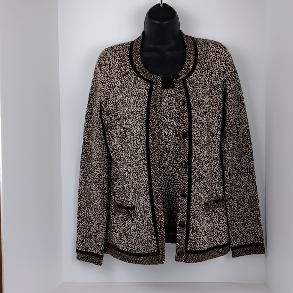 Dana Buchman Twin Sweater Set Size S